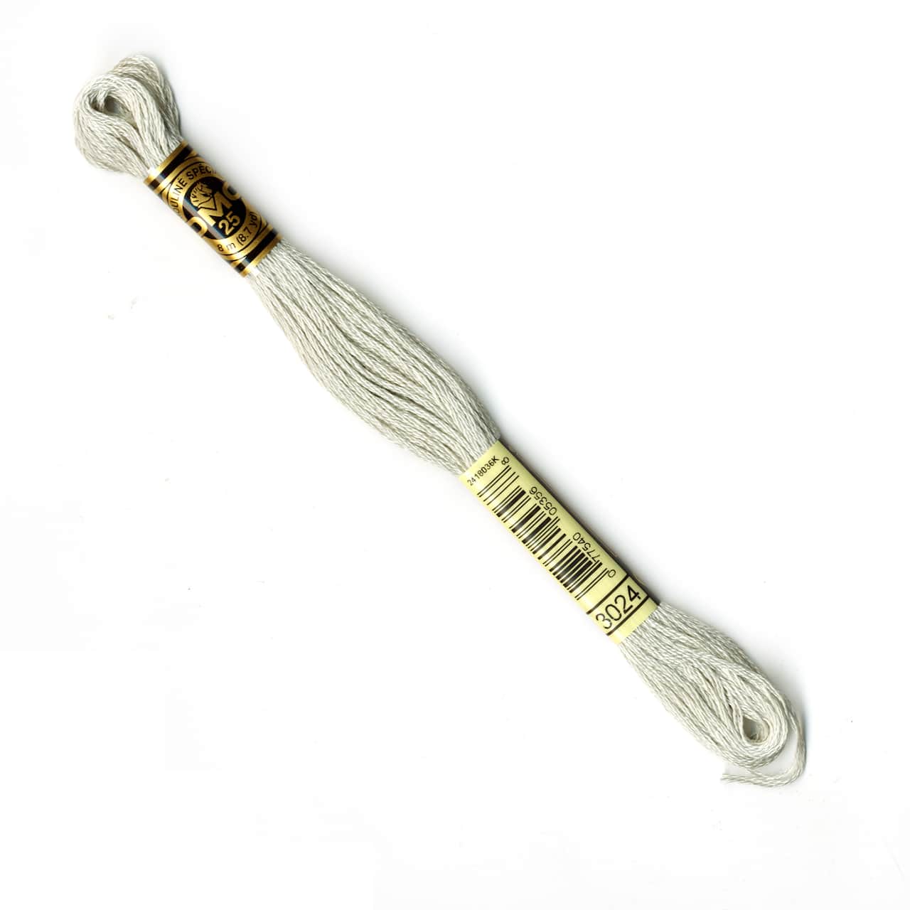 Fil à broder en coton 117-6 brins DMC, clair